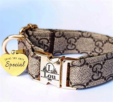 gucci dog coller|authentic Gucci dog collar.